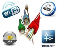 Network reti wifi lan wlan vpn intranet internet